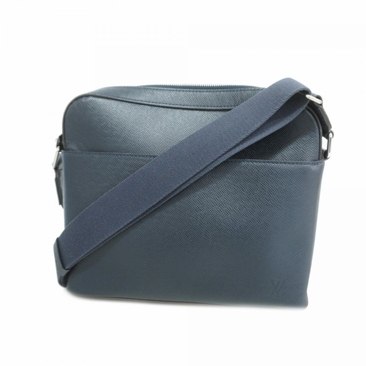 Louis Vuitton Shoulder Bag Taiga Anton Messenger PM Blue Marine