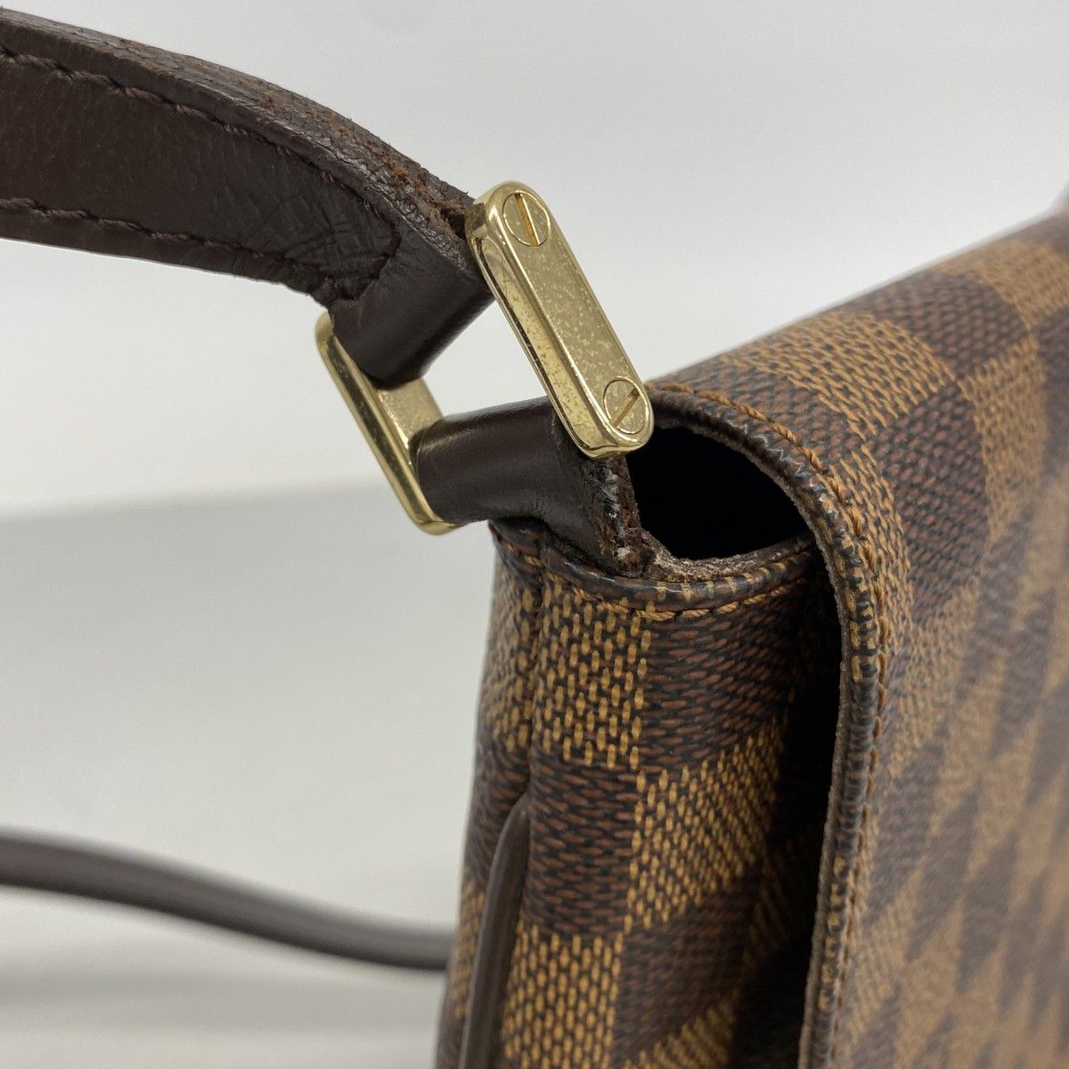 Louis Vuitton Shoulder Bag Damier Musette Tango Long Strap Ebene — view 6