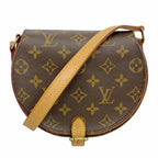 Louis Vuitton Shoulder Bag Monogram Tambourine Brown