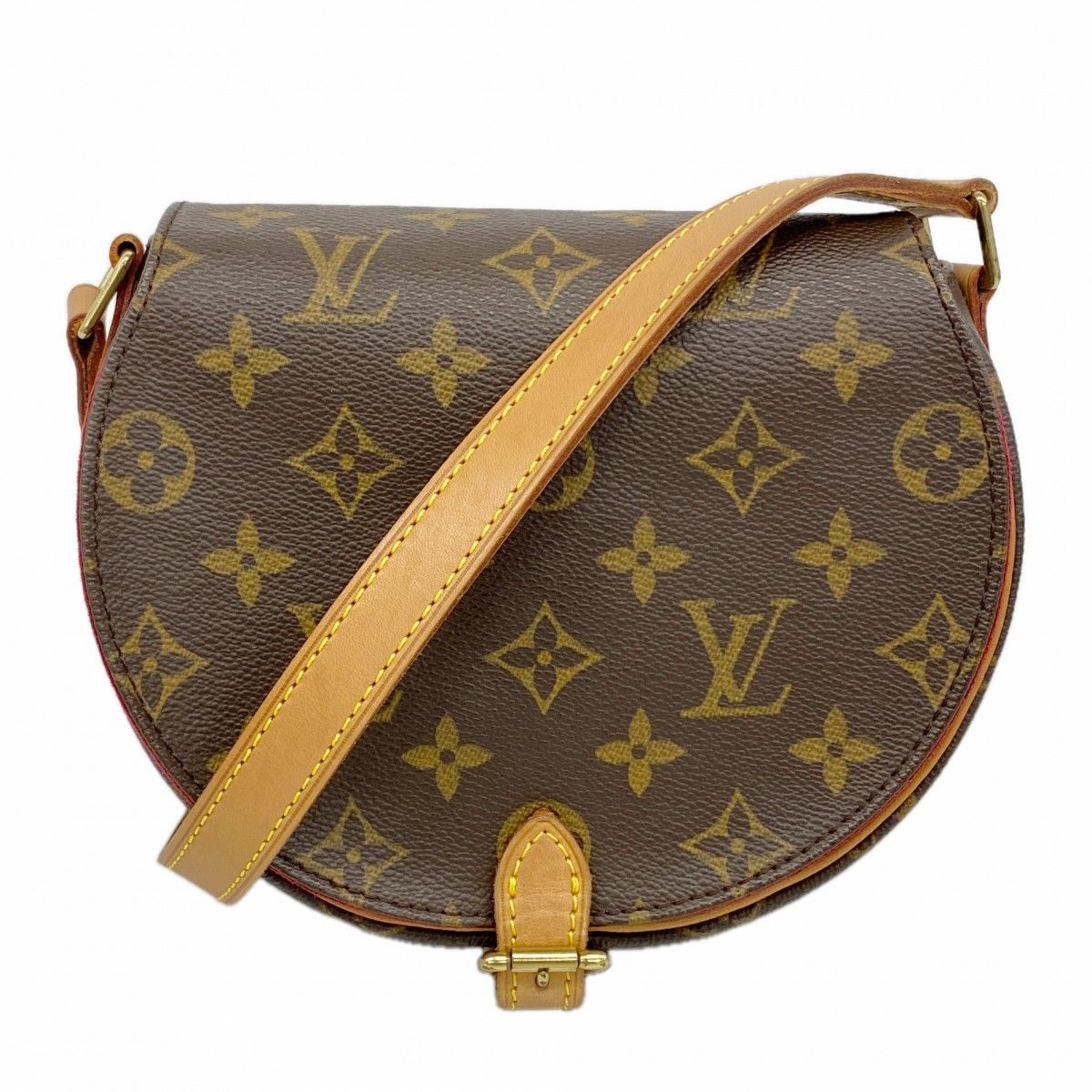 Louis Vuitton Shoulder Bag Monogram Tambourine Brown