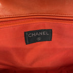 Chanel Shoulder Bag 2.55 Choco Bar Patent Leather Red Silver — view 5