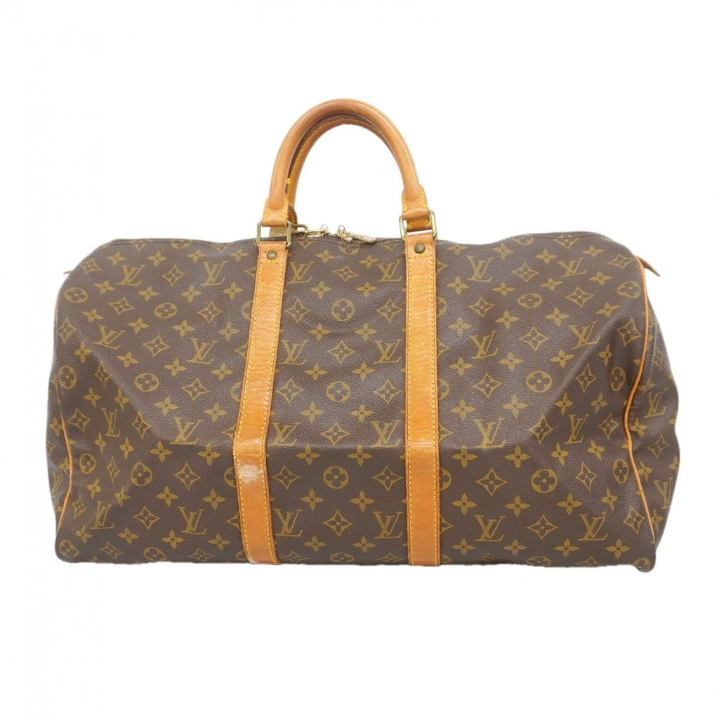 Louis Vuitton Boston Bag Monogram Keepall 45 Brown