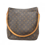 Louis Vuitton Shoulder Bag Monogram Looping GM Brown