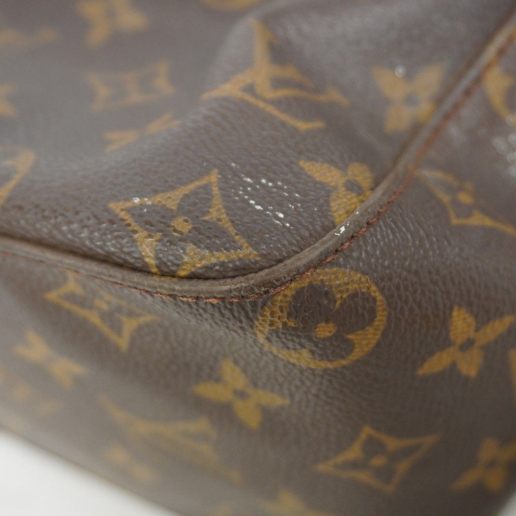 Louis Vuitton Shoulder Bag Monogram Looping GM Brown — view 6