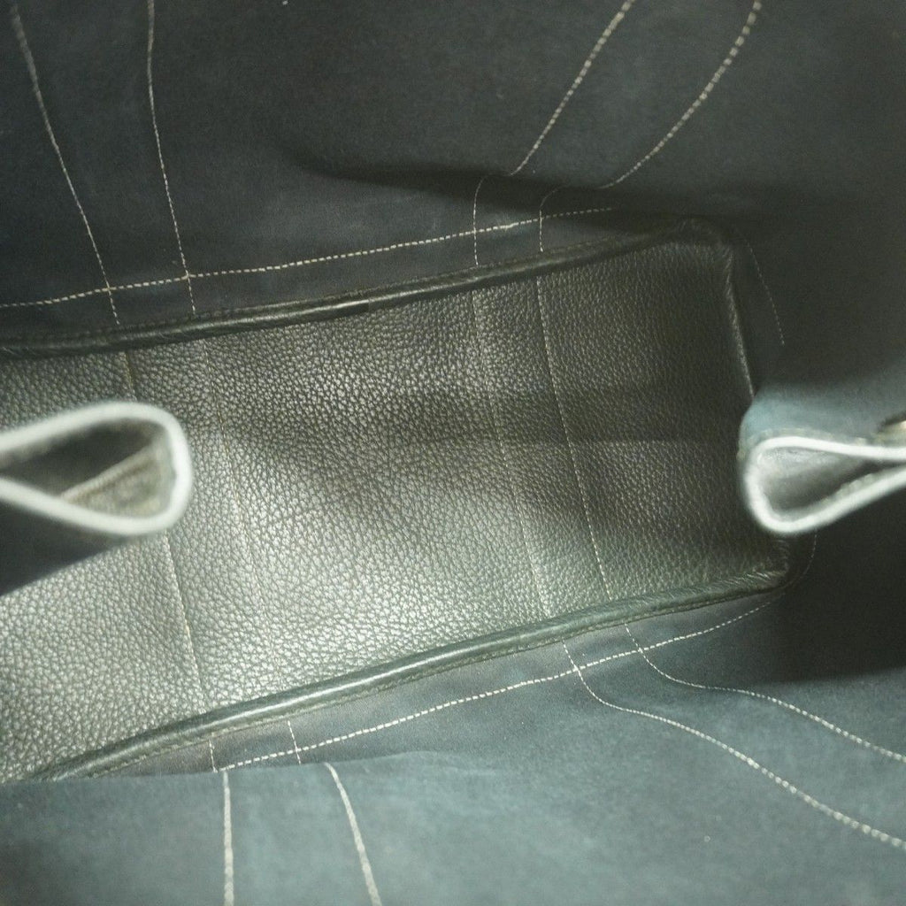 Hermes Tote Garden Party PM Toile Officier Black Silver — view 4