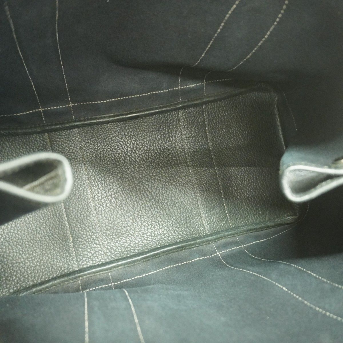 Hermes Tote Garden Party PM Toile Officier Black Silver — view 4