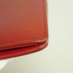 Chanel Wallet Caviar Leather Red Silver — view 6