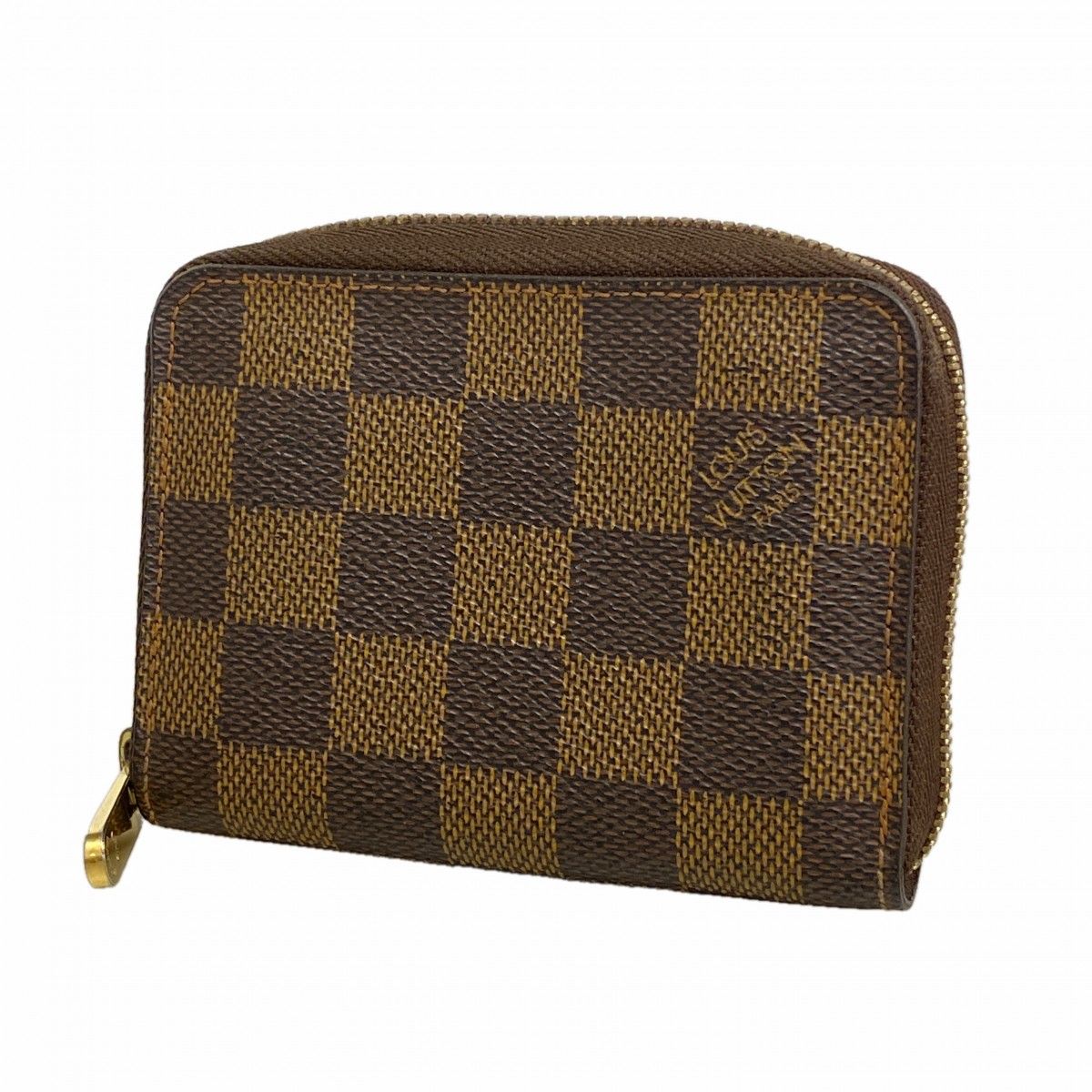 Louis Vuitton Coin Case Damier Zippy Purse Ebene