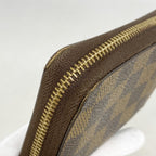 Louis Vuitton Coin Case Damier Zippy Purse Ebene — view 5