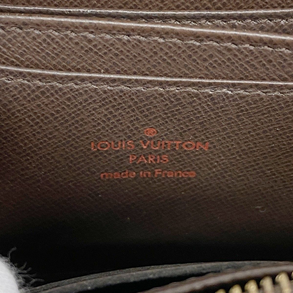 Louis Vuitton Coin Case Damier Zippy Purse Ebene — view 4