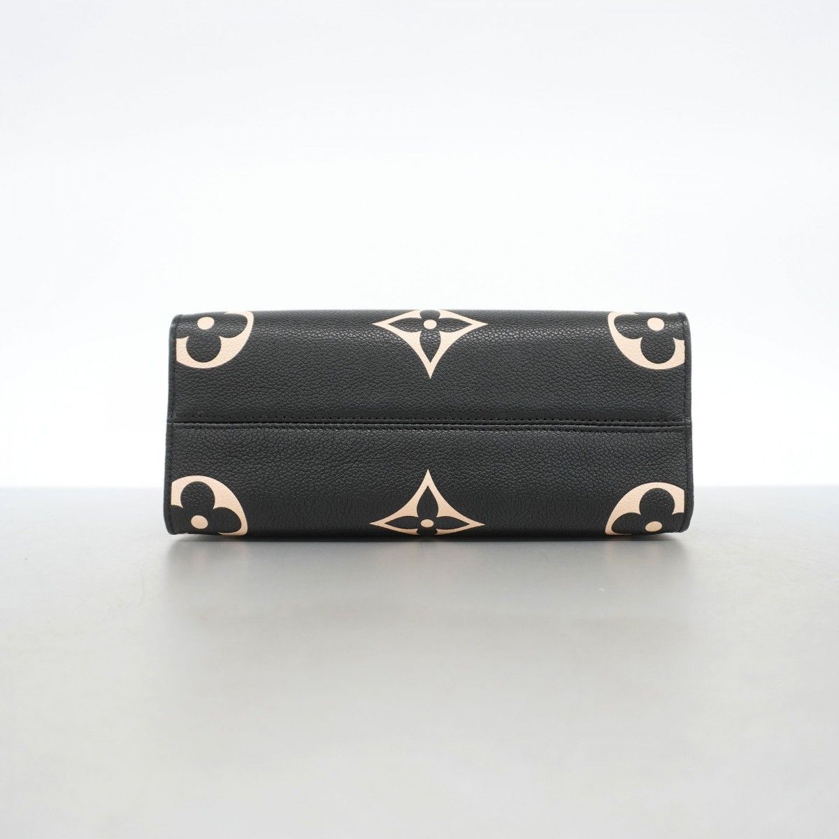 Louis Vuitton Handbag Monogram Empreinte Bicolor On The Go PM Black Beige — view 3