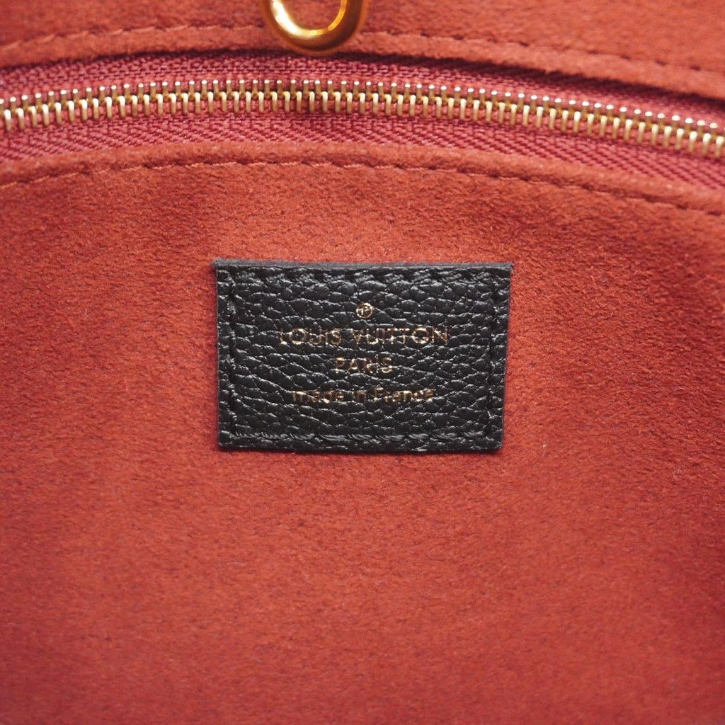 Louis Vuitton Handbag Monogram Empreinte Bicolor On The Go PM Black Beige — view 5