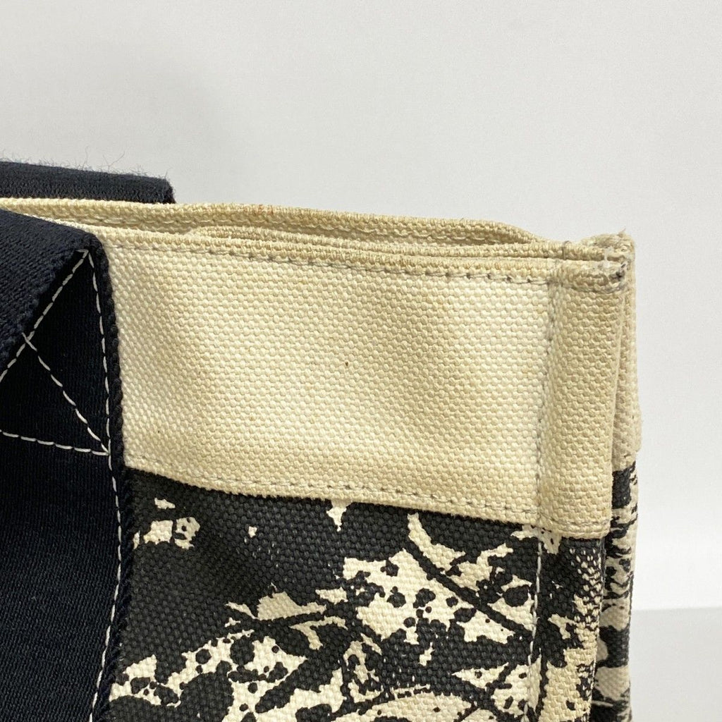Hermes Tote Bora PM Cheval Supris Canvas Black White Silver — view 7