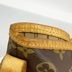 Louis Vuitton Shoulder Bag Monogram Delightful MM Brown — view 7