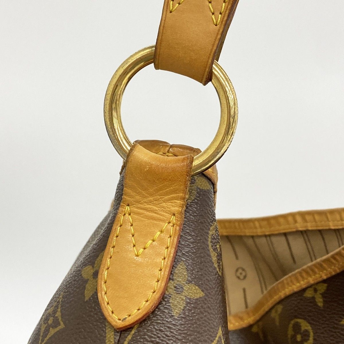 Louis Vuitton Shoulder Bag Monogram Delightful MM Brown — view 8