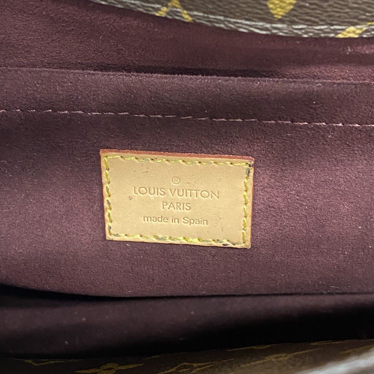 Louis Vuitton Handbag Monogram Montaigne MM Brown 2-Way — view 5