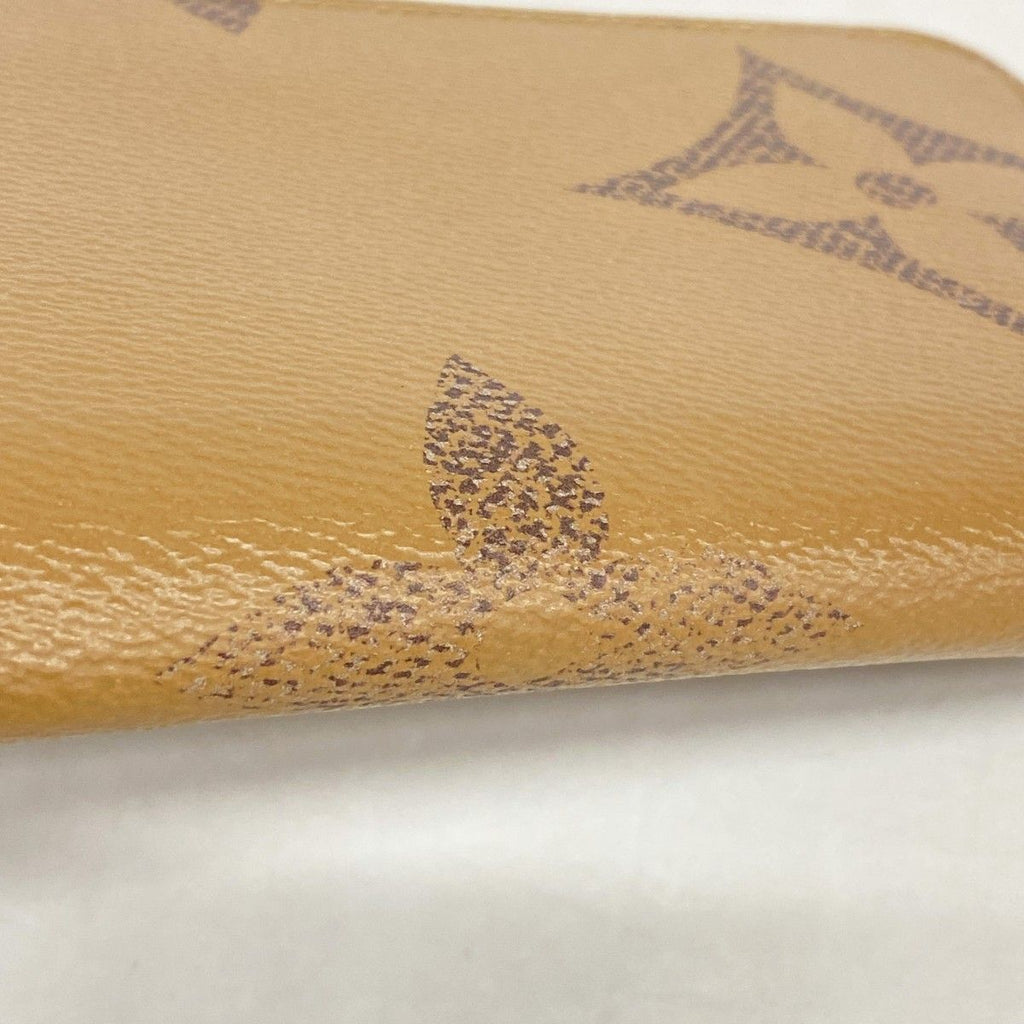 Louis Vuitton Wallet Monogram Giant Reverse Zippy Brown — view 8