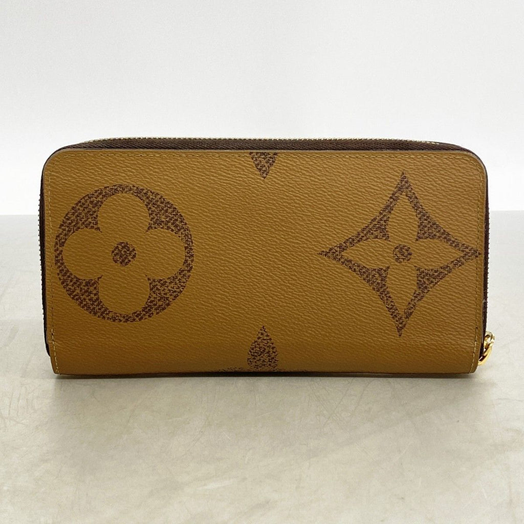 Louis Vuitton Wallet Monogram Giant Reverse Zippy Brown — view 9