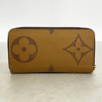 Louis Vuitton Wallet Monogram Giant Reverse Zippy Brown — view 9