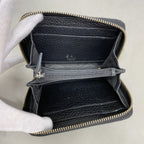 Gucci Coin Case Soho Leather Black Champagne Gold — view 3