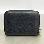 Gucci Coin Case Soho Leather Black Champagne Gold — view 9