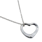 Tiffany & Co Open Heart Elsa Peretti 925 Sterling Silver Necklace