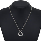Tiffany & Co Open Heart Elsa Peretti 925 Sterling Silver Necklace — view 2