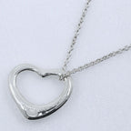 Tiffany & Co Open Heart Elsa Peretti 925 Sterling Silver Necklace — view 3