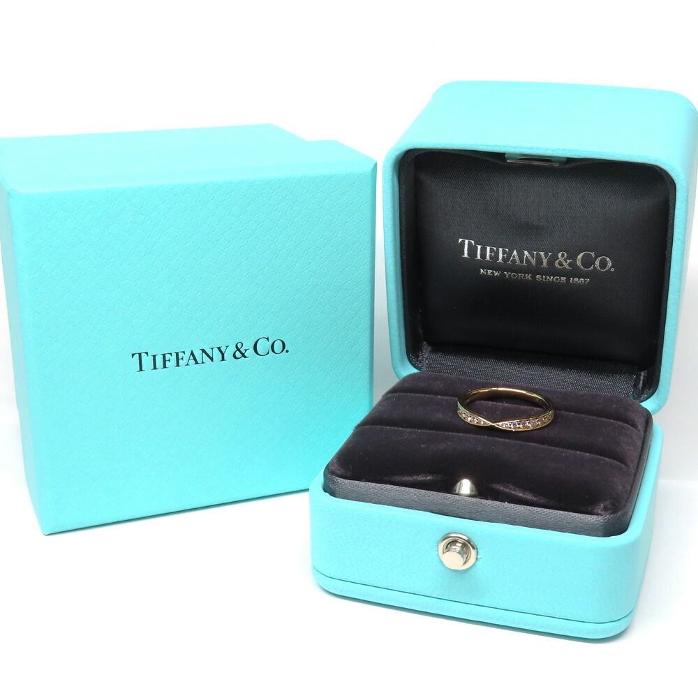 Tiffany & Co Harmony Band Ring Diamond Rose Gold — view 7