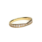 Tiffany & Co Harmony Band Ring Diamond Rose Gold — view 3