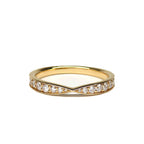 Tiffany & Co Harmony Band Ring Diamond Rose Gold