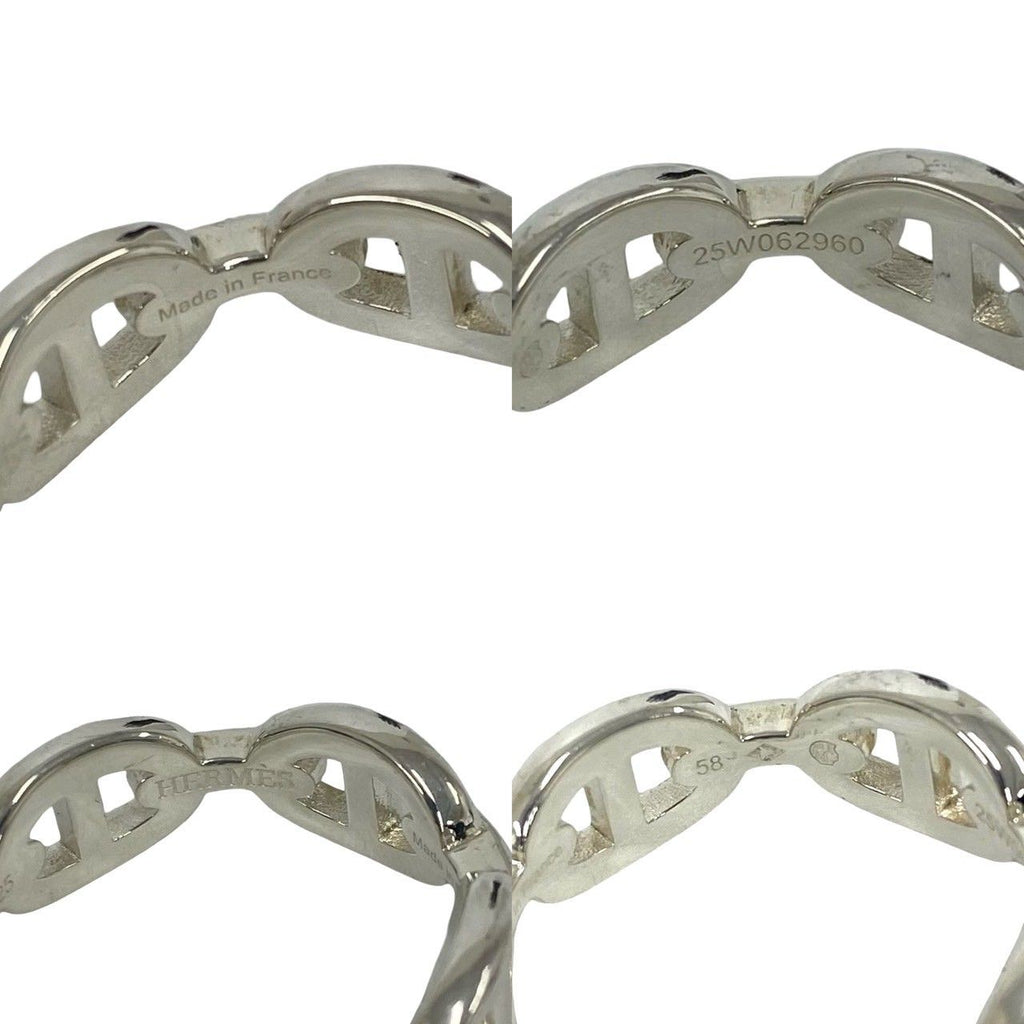 Hermes Chaine D'ancre Ring 925 Sterling Silver — view 3