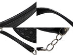 Dior Cannage Shoulder Bag Black Lambskin Silver — view 3