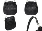 Dior Cannage Shoulder Bag Black Lambskin Silver — view 2