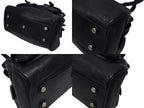 Dior Handbag Leather Black Silver — view 8