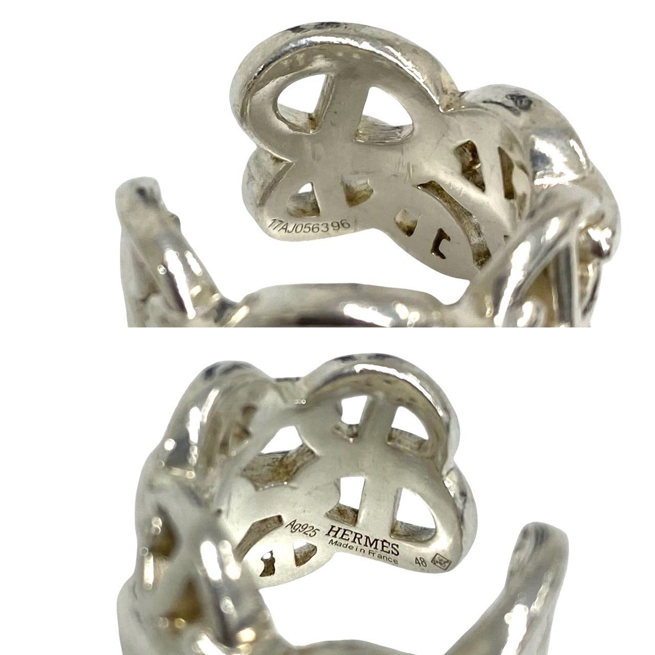 Hermes Chaine D'ancre GM Ring 925 Sterling Silver — view 3