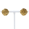 Dior CD Logo Gold Plated Earrings