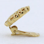 Dior CD Logo Gold Plated Earrings — view 6