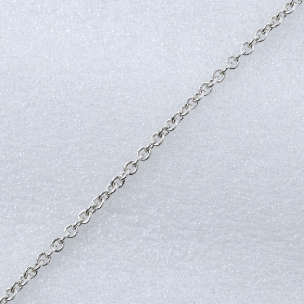 Tiffany & Co Open Heart Elsa Peretti 925 Sterling Silver Necklace — view 4