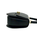 Gucci Vintage Horse Shoe Leather 2-Way Shoulder Bag Black — view 6