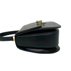 Gucci Vintage Horse Shoe Leather 2-Way Shoulder Bag Black — view 5