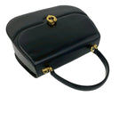 Gucci Vintage Horse Shoe Leather 2-Way Shoulder Bag Black — view 4