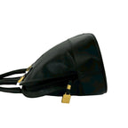 Loewe Vintage Anagram Logo Leather Mini Tote Boston Bag Black — view 5