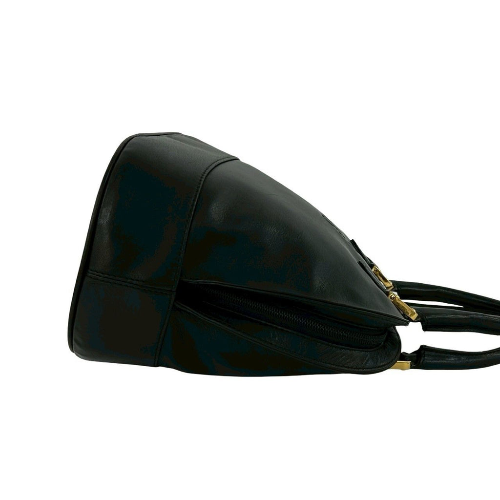 Loewe Vintage Anagram Logo Leather Mini Tote Boston Bag Black — view 6