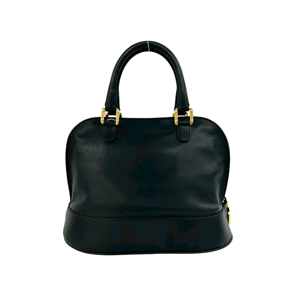 Loewe Vintage Anagram Logo Leather Mini Tote Boston Bag Black — view 3