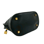 Loewe Vintage Anagram Logo Leather Mini Tote Boston Bag Black — view 7