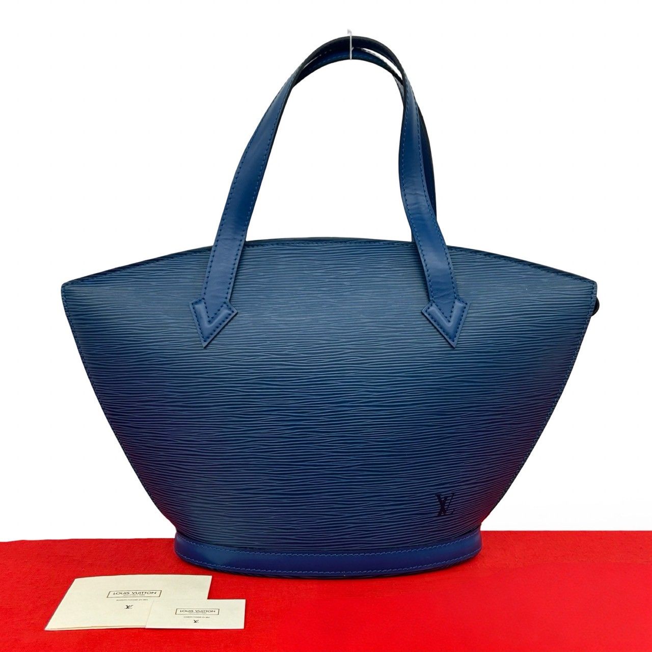 Louis Vuitton Vintage Saint Jacques Epi Leather Tote Toledo Blue