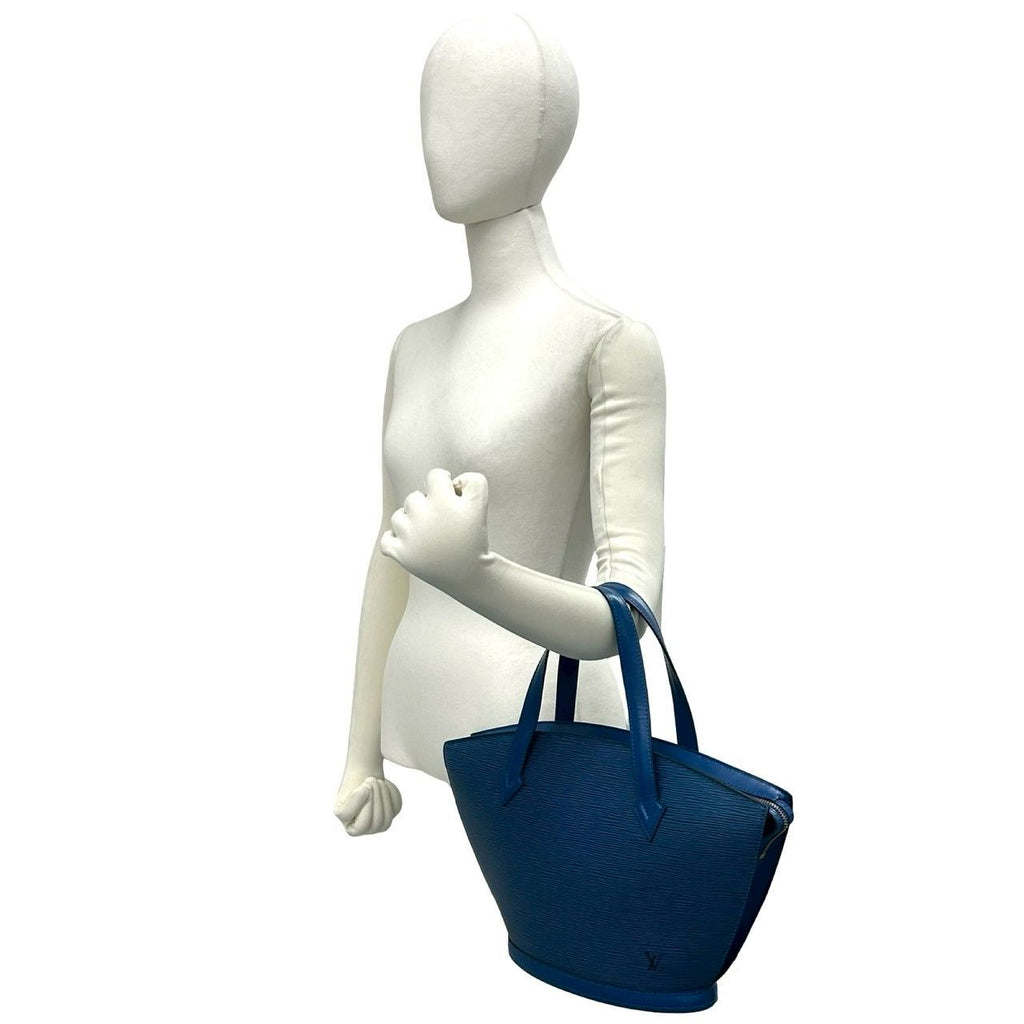 Louis Vuitton Vintage Saint Jacques Epi Leather Tote Toledo Blue — view 2