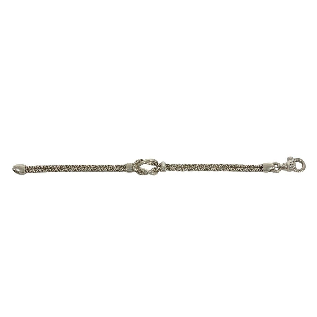 Tiffany & Co Vintage Double Rope Knot Bracelet 925 Sterling Silver — view 6