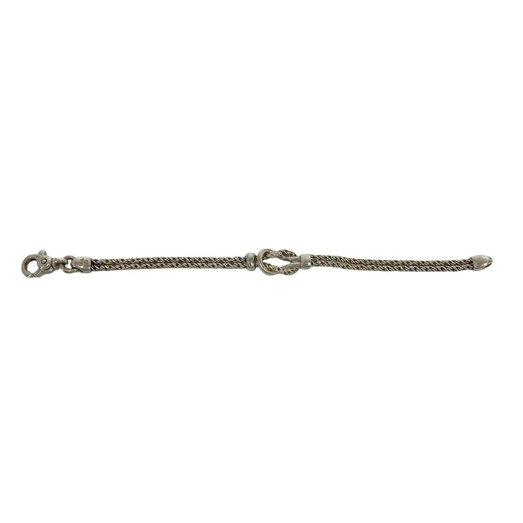 Tiffany & Co Vintage Double Rope Knot Bracelet 925 Sterling Silver — view 5